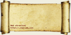 Ana Karanović vizit kartica